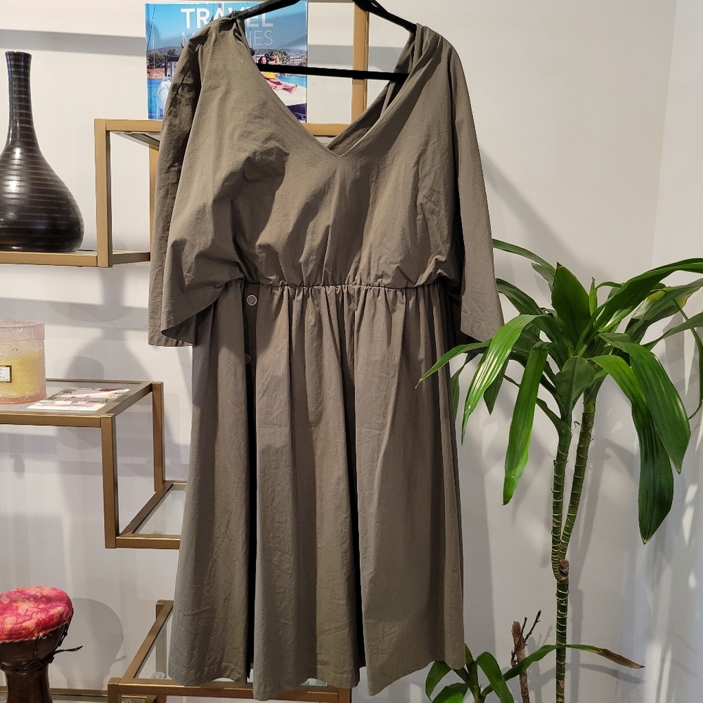 Olive Green Dress